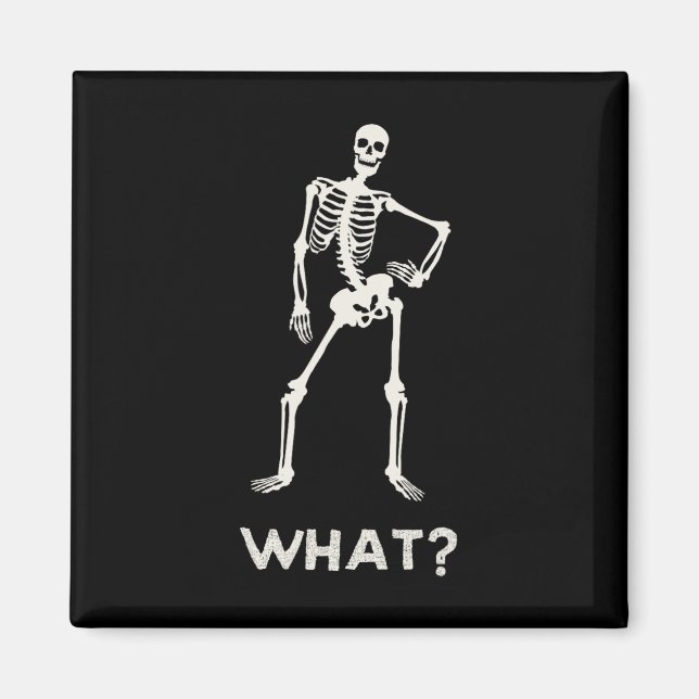 Gothic Skeleton für Teen Girls Boys Halloween Funn Magnet (Vorne)