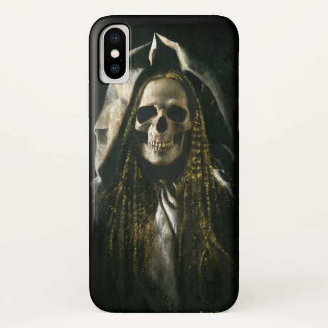 Gothic Skeleton Ghost iPhone X Fall Case-Mate iPhone Hülle (Rückseite)