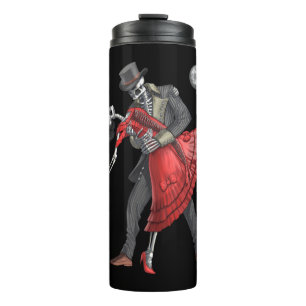 Gothic Skeletons Dancing Thermosbecher