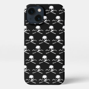 Gothic Skull and Crossbones Muster iPhone Hülle