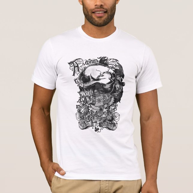 Gothic Skull Art - T - Shirt (Vorderseite)