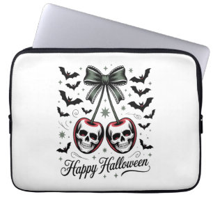 Gothic Skull Cherry Halloween Laptopschutzhülle