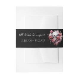 Gothic Skull Halloween Einladung Einladungsbanderole