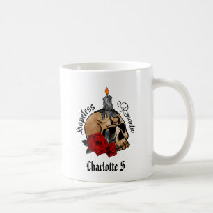 Gothic Skull hoffnungsloser Romantik Kaffeetasse