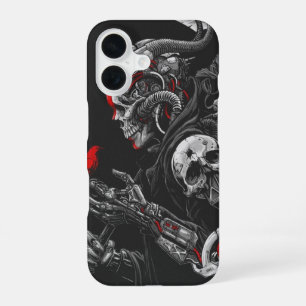 Gothic Skull iPhone 16 Hülle