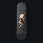 Gothic Skull Lightning Skeleton Head Trendy Cool Skateboard<br><div class="desc">Dieses coole Skateboard mit einer Skull-Blitzillustrierung würde ein wunderbares Geschenk für jemanden machen,  der Skateboarden Lieben!</div>
