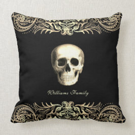 Gothic Skull Personalisiert Kissen
