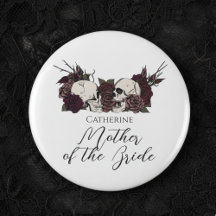 Gothic Skull & Rose Wedding Party