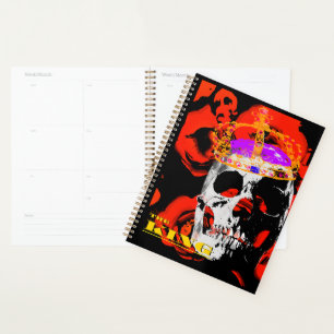 Gothic Skull-Rote Rosen Planer