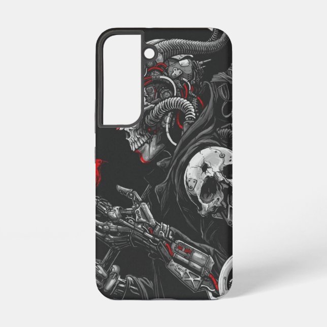 Gothic Skull Samsung Galaxy Hülle (Rückseite)