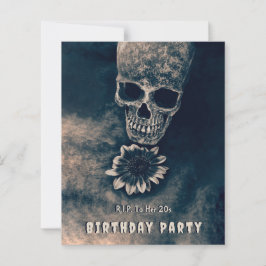 Gothic Skull Sonnenblumen RIP zu ihrem 20er-Budget