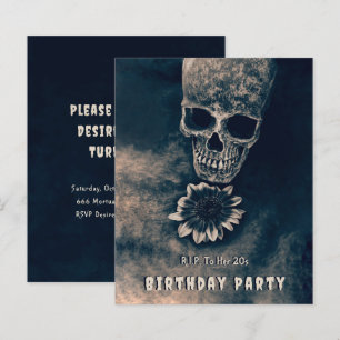 Gothic Skull Sonnenblumen RIP zu ihrem 20er-Budget