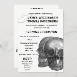 Gothic Skulls Abend Einladung