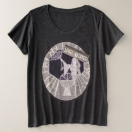 Gothic Spell Weaver Große Größe T-Shirt