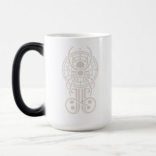 Gothic Spider Monogram Verwandlungstasse
