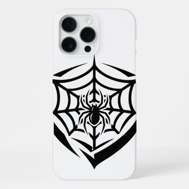 Gothic Spinnennetz iPhone 16 Pro Max Hülle (Rückseite)