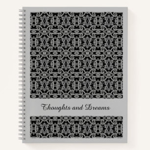 GOTHIC Spiralblock 21,59 x 27,94 cm / Grau Notizbuch