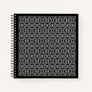 GOTHIC Spiralblock 21,5x21,5 cm / Schwarz Notizbuch