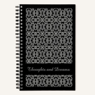 GOTHIC Spiralblock 5,5x8,5 / Schwarz Notizbuch