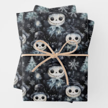 Gothic Spooky Christmas Snowman