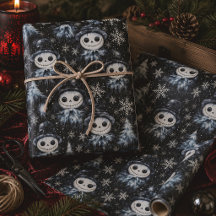 Gothic Spooky Christmas Snowman