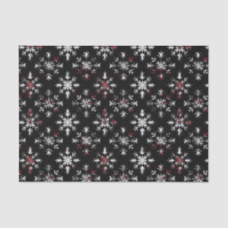 Gothic Spooky Weihnachtsschneeflocken Seidenpapier