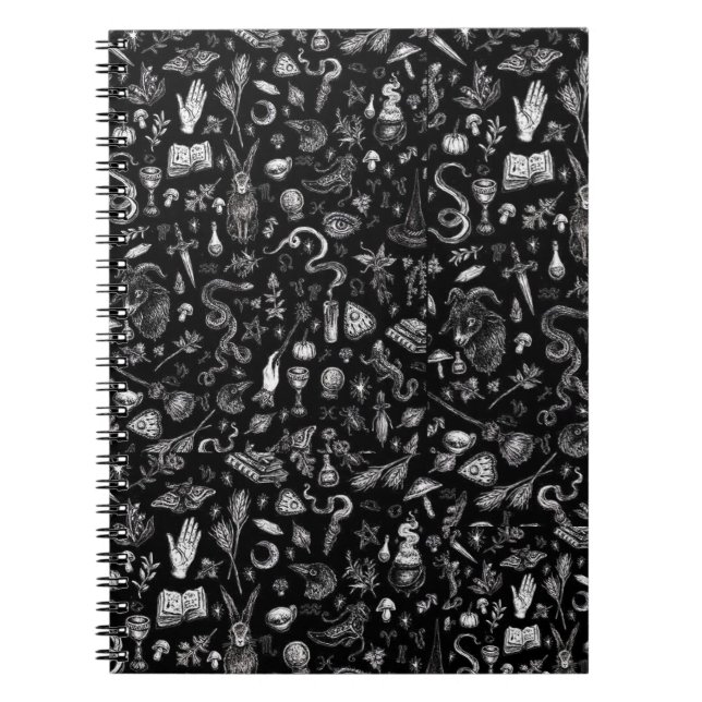 Gothic Sprial Notebook Notizblock (Vorderseite)