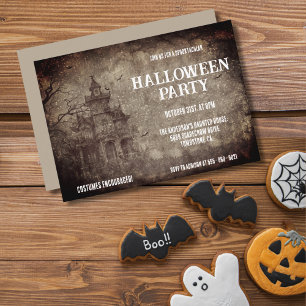 Gothic Spuk House Halloween-Party Einladung