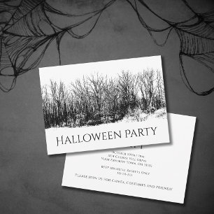 Gothic Spuk Woods Spooky Halloween-Party Einladung