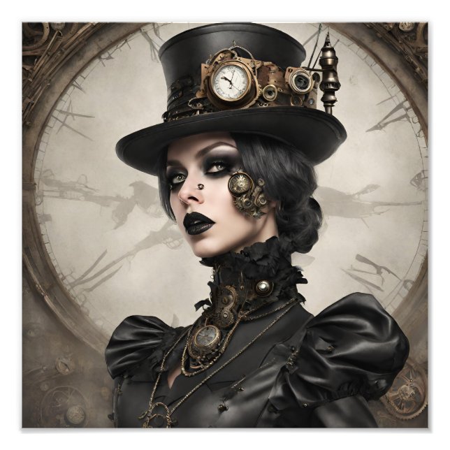 Gothic Steampunk Fotodruck (Vorne)