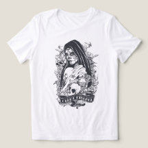 Gothic Sugar Skull Frau Tattoo Kunst