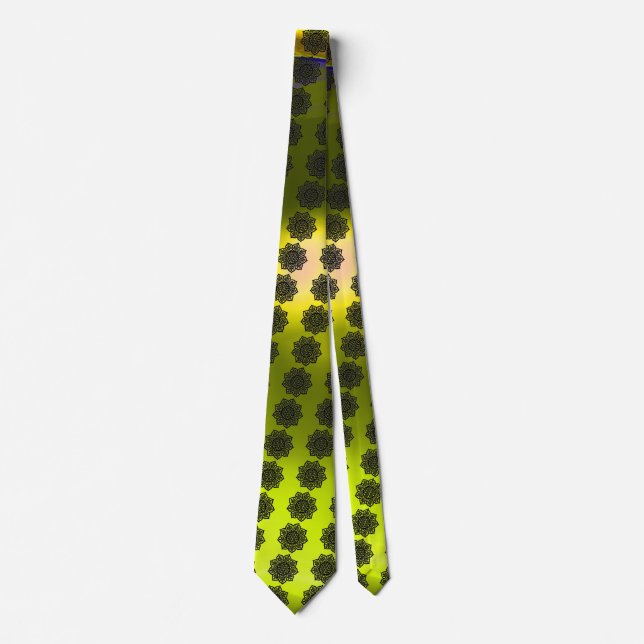 GOTHIC SUN CELTIC WNOTS Topaz Yellow Krawatte (Vorderseite)