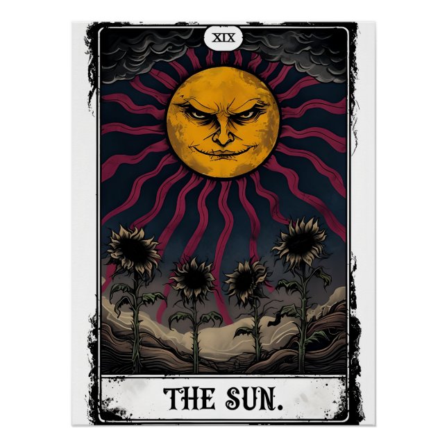 Gothic Sun Tarot Poster (Vorderseite)