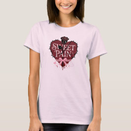 Gothic Sweet Pain Thorny Heart Bandana T-Shirt