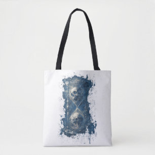 Gothic-Tasche mit Totenkopf-Stundenglas Dark Art Tasche