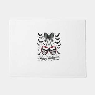 Gothic-Totenkopf-Kirsche Halloween Fußmatte