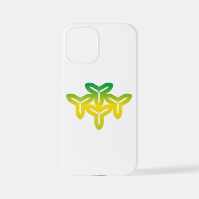 Gothic Tri-Blade iPhone 12 Mini Hülle (Rückseite)