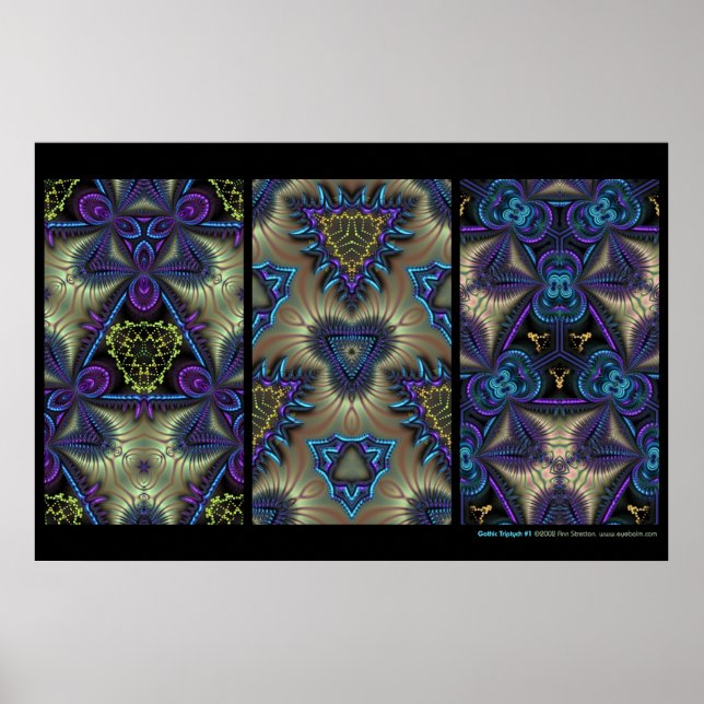 Gothic Triptych #1 Poster (Vorne)