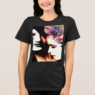 Gothic Twilight Übernatürliche Liebe Tri-Blend Shirt