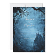 Gothic Twilight Wedding Einladung