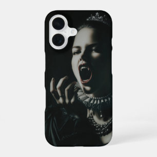 Gothic-Vampir-Königin-Handyhülle – Dark Fantasy Äs iPhone 16 Hülle