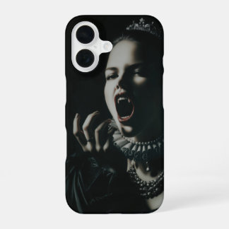 Gothic-Vampir-Königin-Handyhülle – Dark Fantasy Äs iPhone 16 Hülle