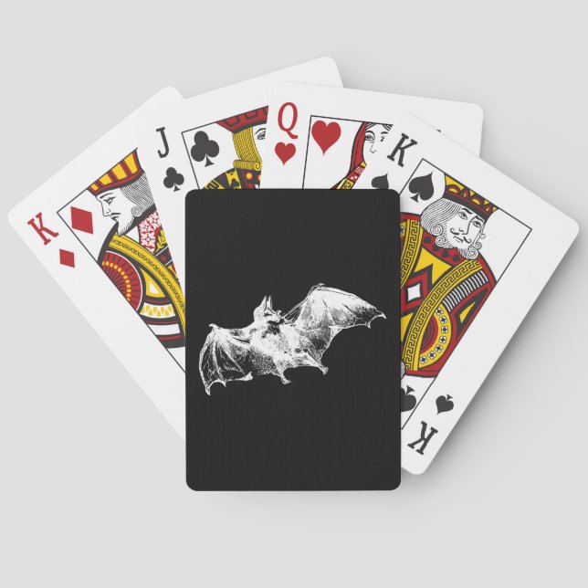 Gothic Vampire Bat Spielkarten (Rückseite)