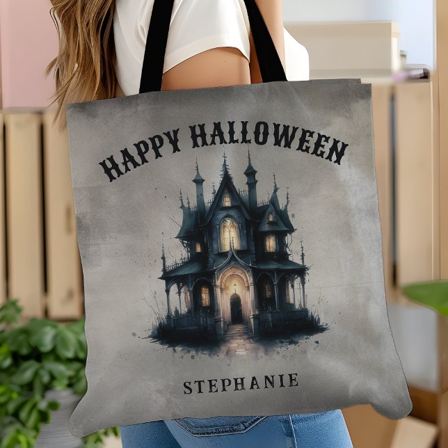 Gothic Victorian Spukhaus Halloween  Tasche (Von Creator hochgeladen)
