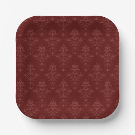 Gothic Viktorianisch Damask Pappteller