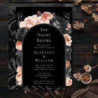 Gothic Vintag Black Arch Wedding Night Before