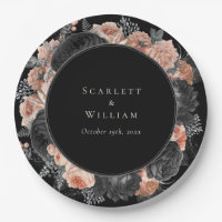 Gothic Vintag Black Blush Wedding