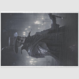 Gothic Vintag Black Dressed Skeleton Decoupage Seidenpapier