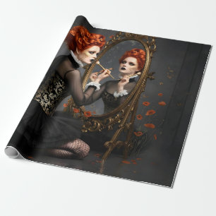 Gothic Vintage Art Design Geschenkpapier