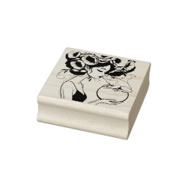 Gothic Vintage Art Design Gummistempel